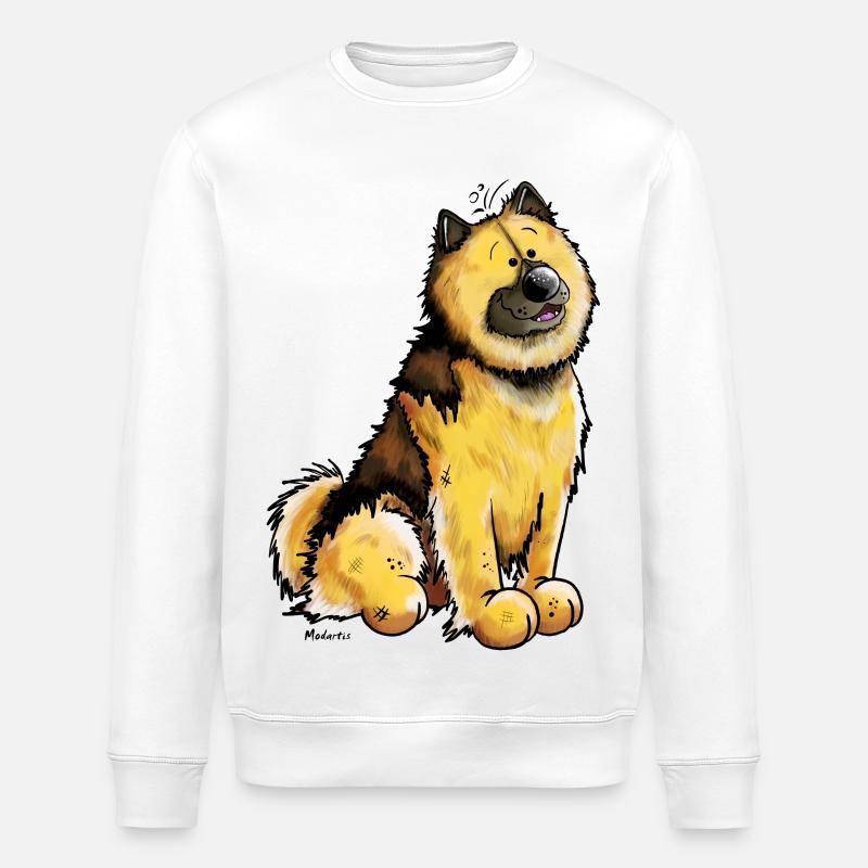 Stolzer Eurasier - Stanley/Stella Unisex Bio-Sweatshirt ROLLER - Weiß