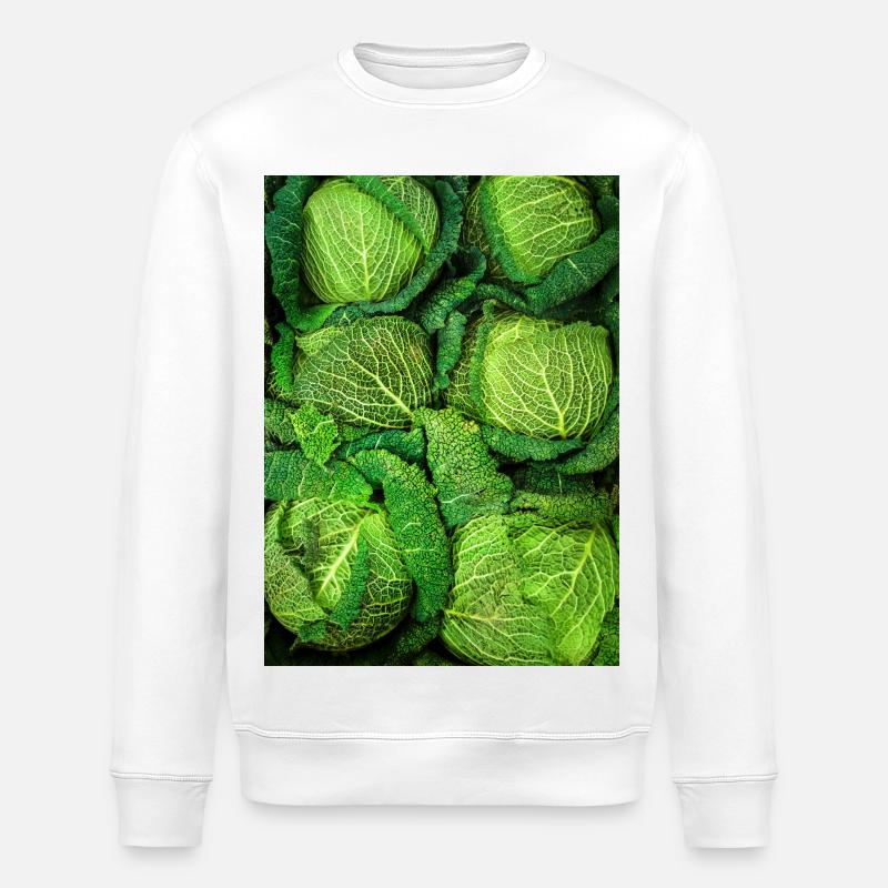 Cabbage Cabbage - Stanley/Stella ROLLER Unisex Organic Sweatshirt - white