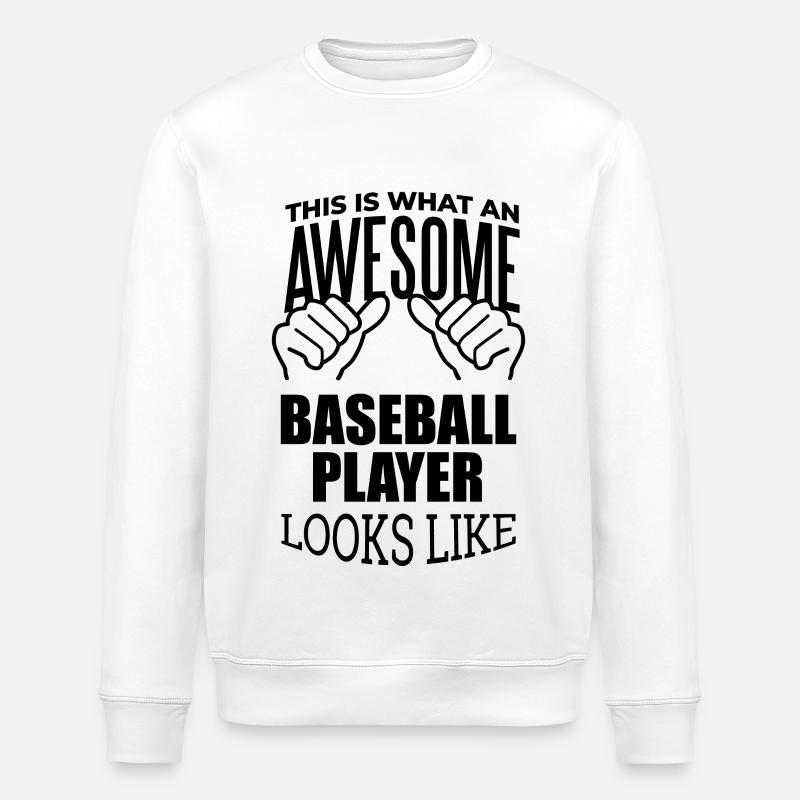 Base-ball - Sweat bio ROLLER Stanley/Stella Unisexe - blanc