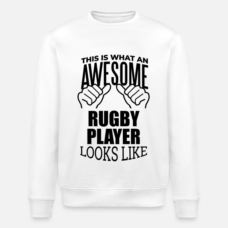 rugby - Sweat bio ROLLER Stanley/Stella Unisexe - blanc