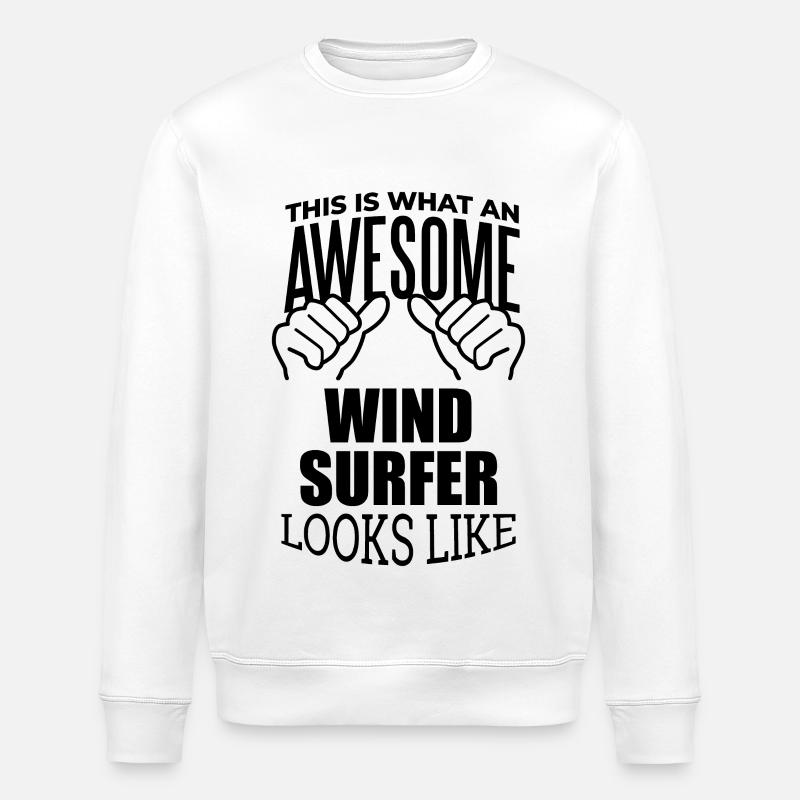 Windsurf - Sweat bio ROLLER Stanley/Stella Unisexe - blanc