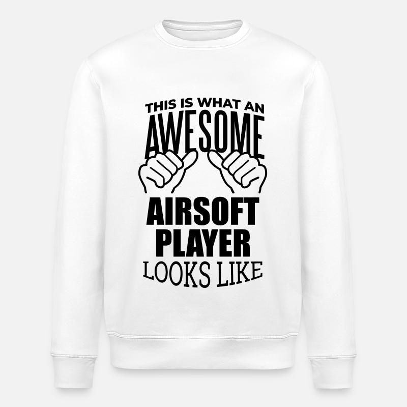 Airsoft - Stanley/Stella Unisex Bio-Sweatshirt ROLLER - Weiß