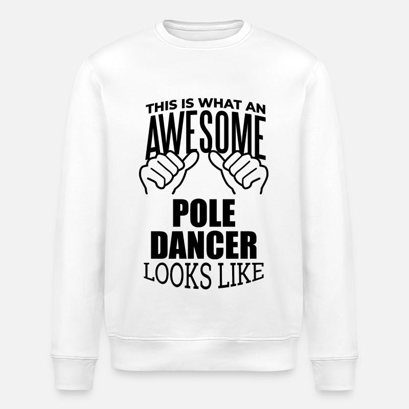 Danseuse de pole dance - Sweat bio ROLLER Stanley/Stella Unisexe - blanc