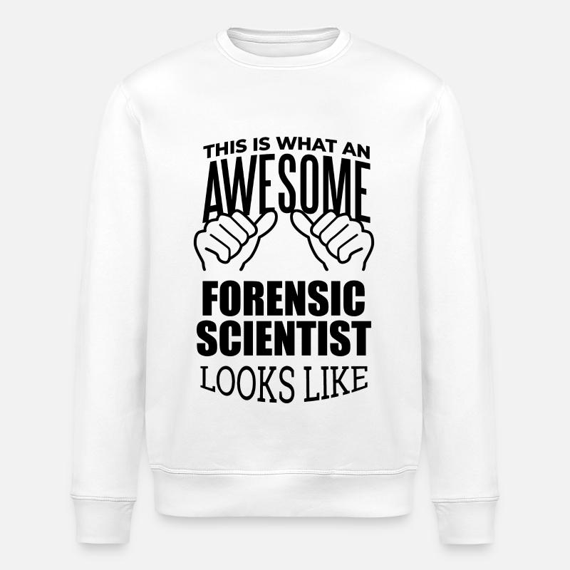 Forensic Science - Stanley/Stella ROLLER Unisex Organic Sweatshirt - white