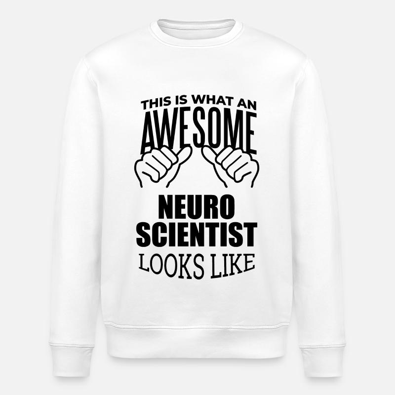 Neuroscience - Stanley/Stella ROLLER Unisex Organic Sweatshirt - white