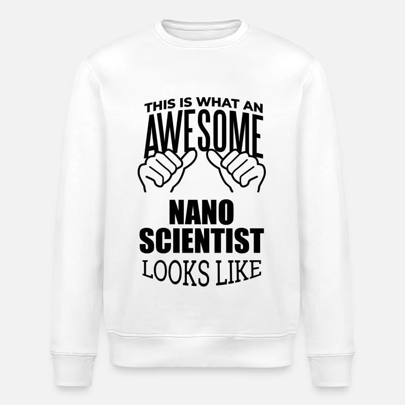 Nanoscience - Stanley/Stella ROLLER Unisex Organic Sweatshirt - white
