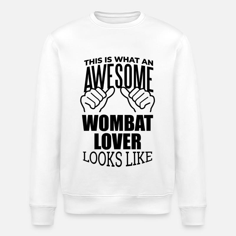 Wombat - Sweat bio ROLLER Stanley/Stella Unisexe - blanc