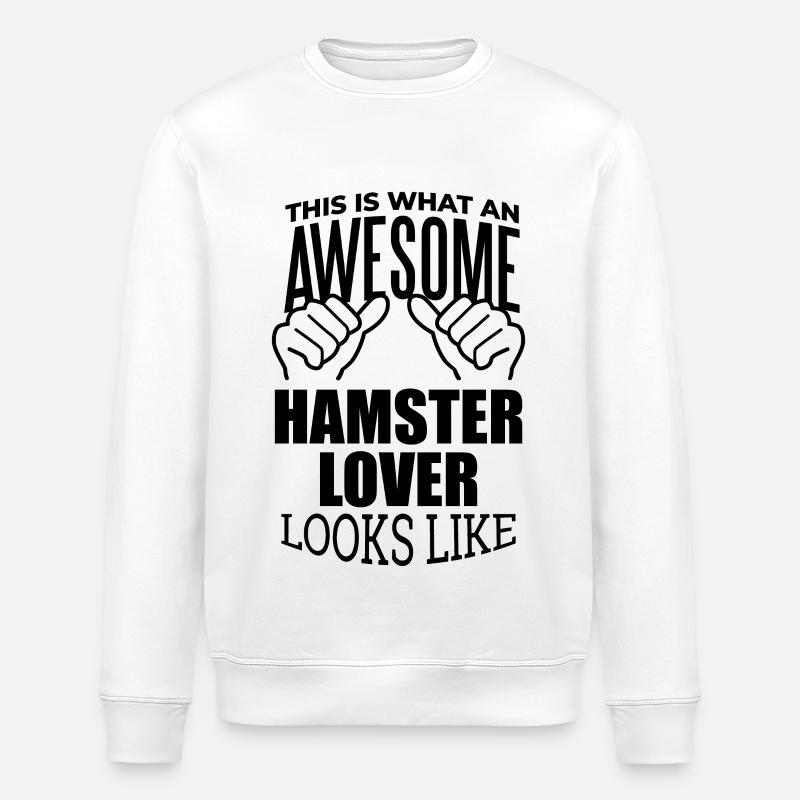 hamster - Sweat bio ROLLER Stanley/Stella Unisexe - blanc