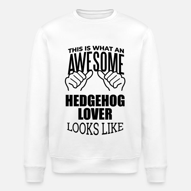 Igel - Stanley/Stella Unisex Bio-Sweatshirt ROLLER - Weiß