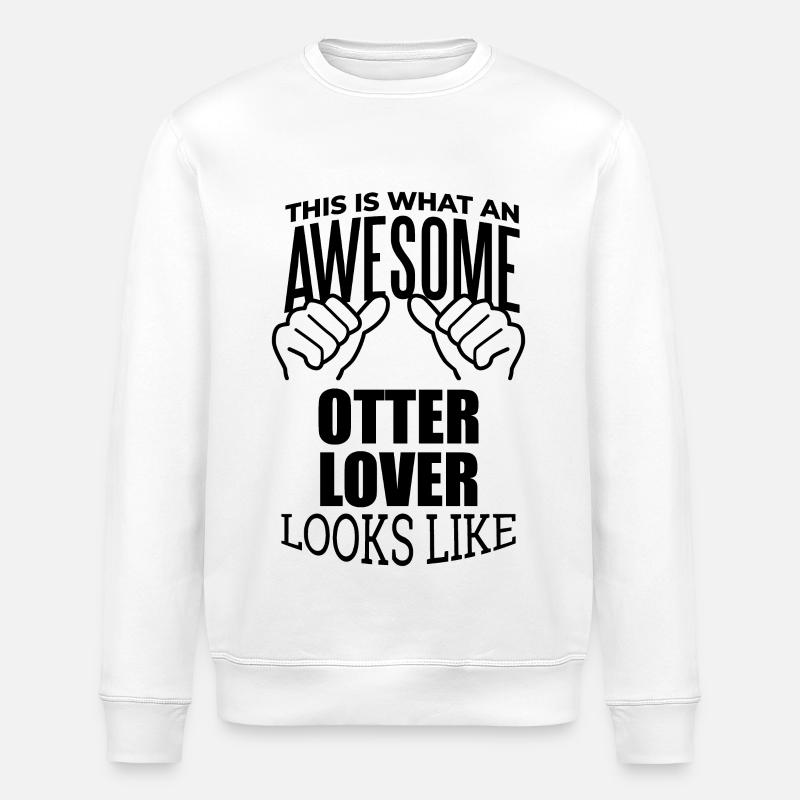 Otter - Stanley/Stella Unisex Bio-Sweatshirt ROLLER - Weiß