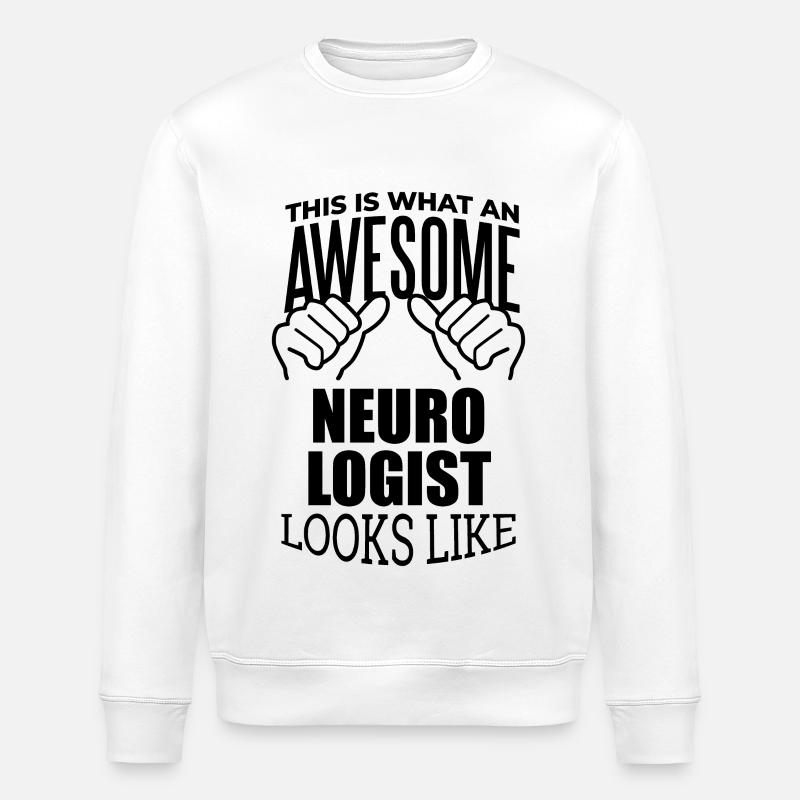 Neurologe - Stanley/Stella Unisex Bio-Sweatshirt ROLLER - Weiß
