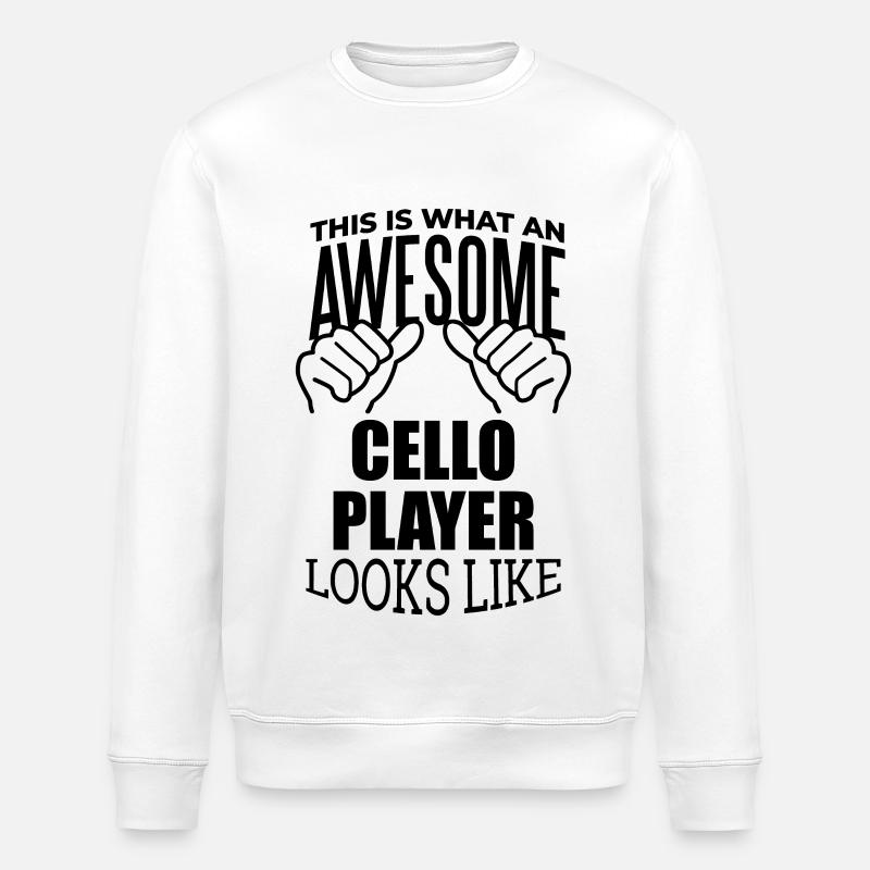 violoncelle - Sweat bio ROLLER Stanley/Stella Unisexe - blanc