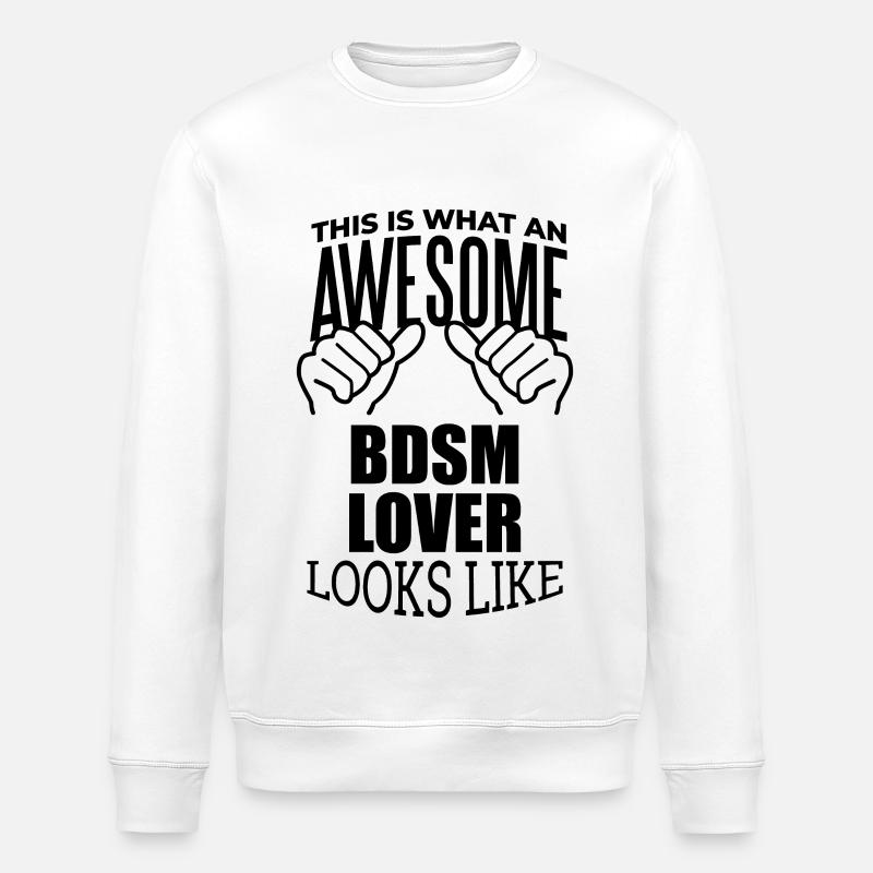 BDSM - Stanley/Stella Unisex Bio-Sweatshirt ROLLER - Weiß