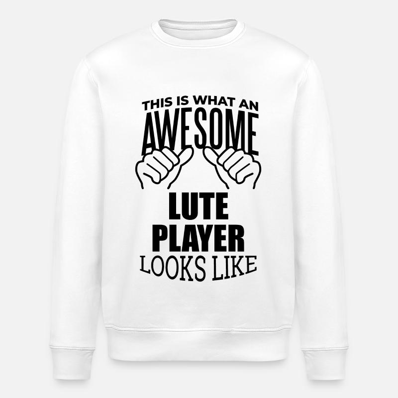 Luth - Sweat bio ROLLER Stanley/Stella Unisexe - blanc