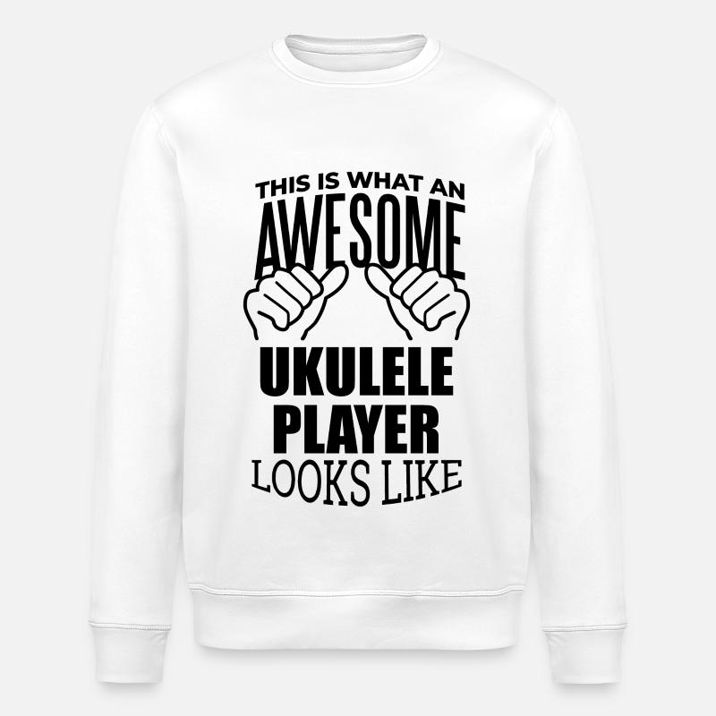 ukulélé - Sweat bio ROLLER Stanley/Stella Unisexe - blanc