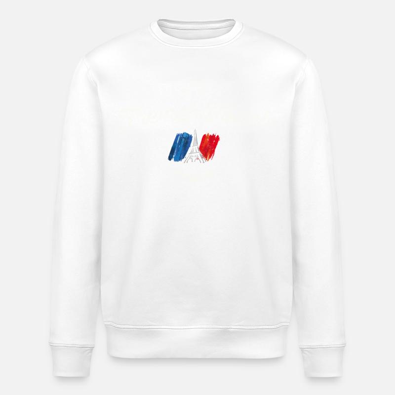 French touch 1 - Sweat bio ROLLER Stanley/Stella Unisexe - blanc