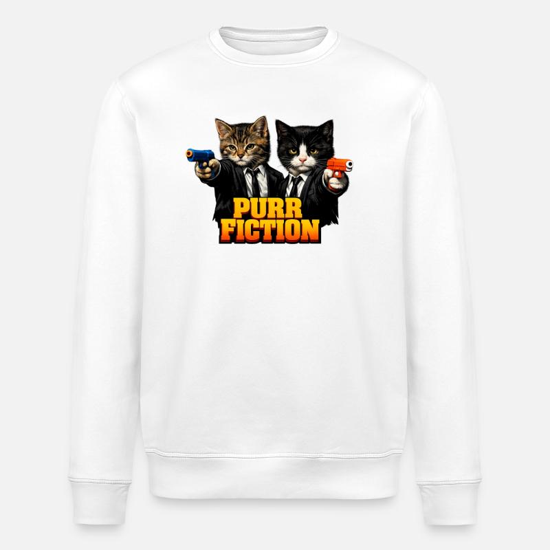 Fiction Ronron - Sweat bio ROLLER Stanley/Stella Unisexe - blanc