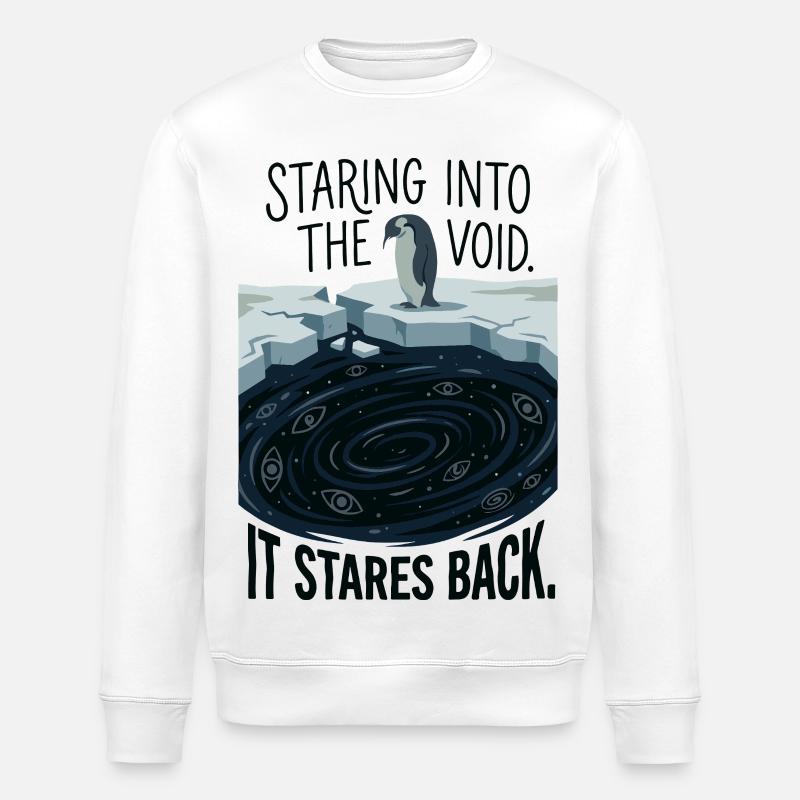 Fixant l’abîme - Sweat bio ROLLER Stanley/Stella Unisexe - blanc