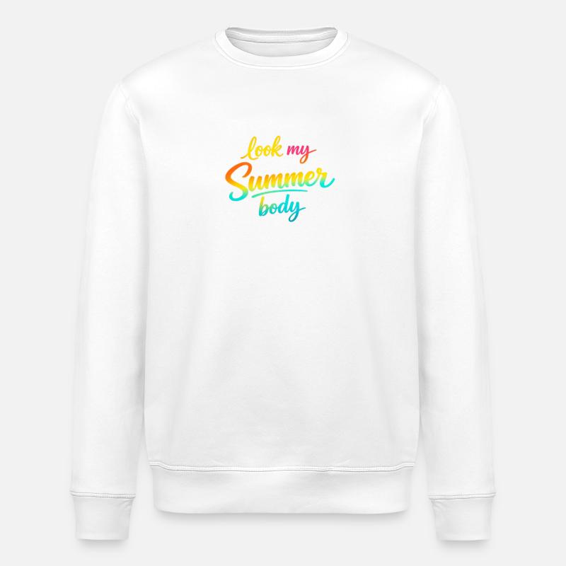 Schau, mein Sommerkörper! - Stanley/Stella Unisex Bio-Sweatshirt ROLLER - Weiß