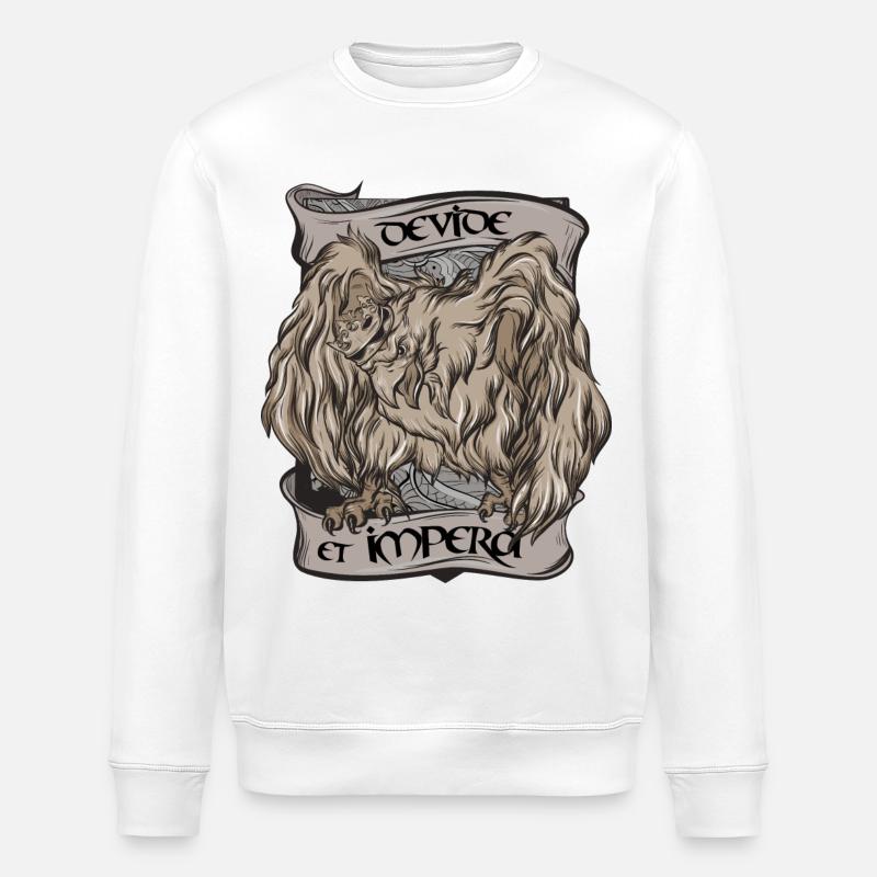 Teile und herrsche - Stanley/Stella Unisex Bio-Sweatshirt ROLLER - Weiß