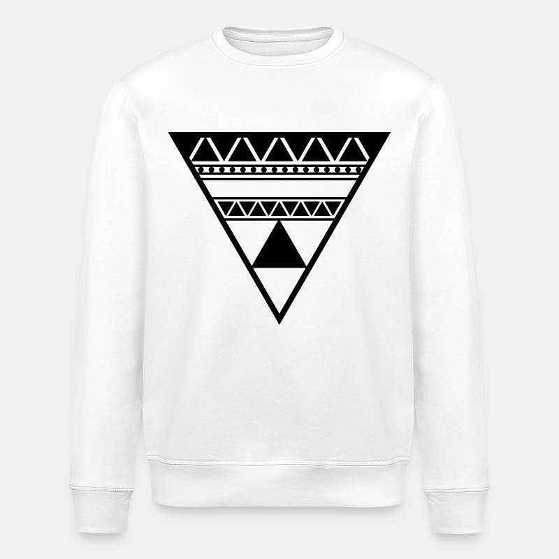 Triangle - Sweat bio ROLLER Stanley/Stella Unisexe - blanc