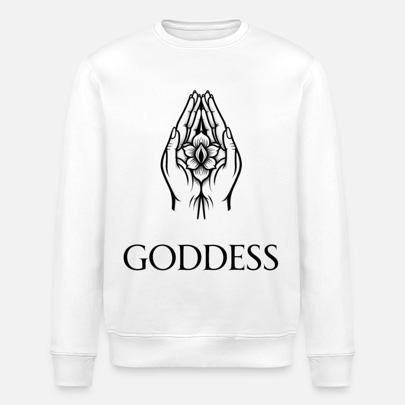 DÉESSE (sous-titre) #07 - Sweat bio ROLLER Stanley/Stella Unisexe - blanc