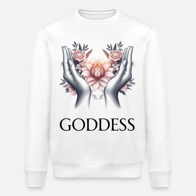 DÉESSE (sous-titre) #036 - Sweat bio ROLLER Stanley/Stella Unisexe - blanc