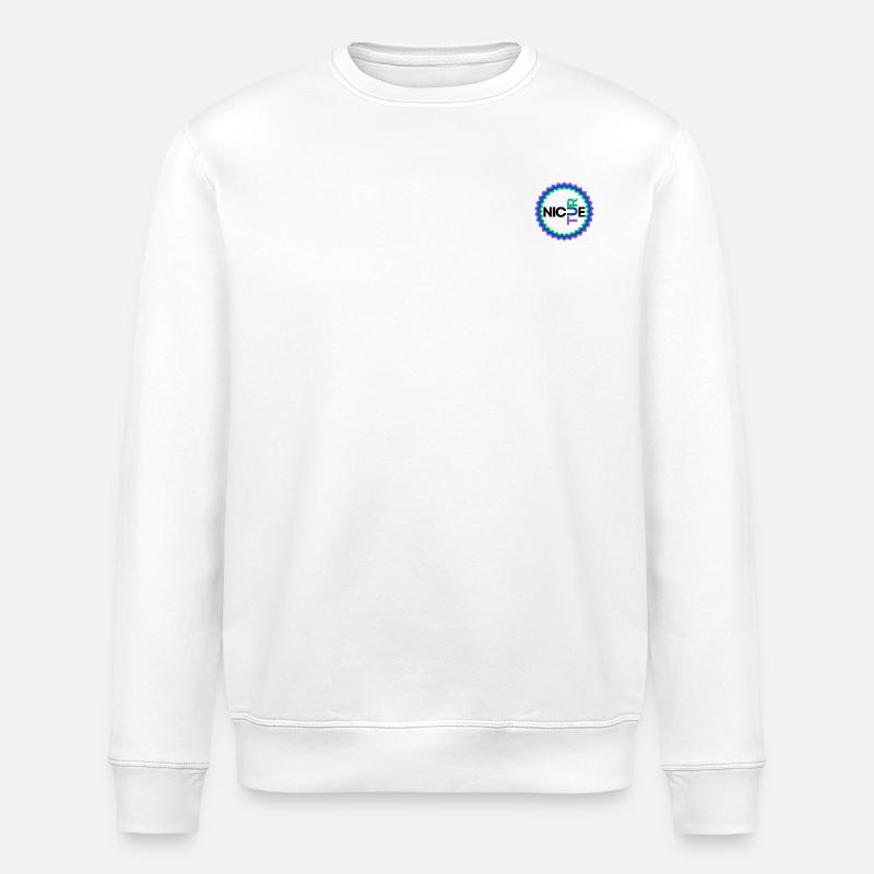 NICTURE NICE - Stanley/Stella ROLLER Unisex Organic Sweatshirt - white