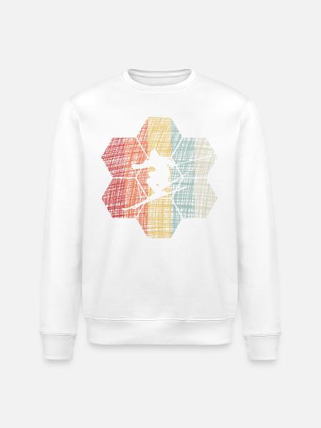 skiing - Stanley/Stella Unisex Bio-Sweatshirt ROLLER - Weiß