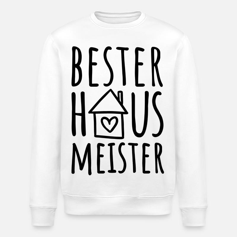 Bester Hausmeister - Stanley/Stella Unisex Bio-Sweatshirt ROLLER - Weiß