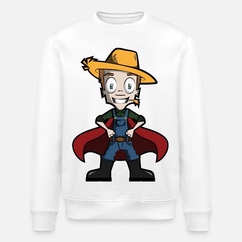 rire Bauer - Sweat bio ROLLER Stanley/Stella Unisexe - blanc