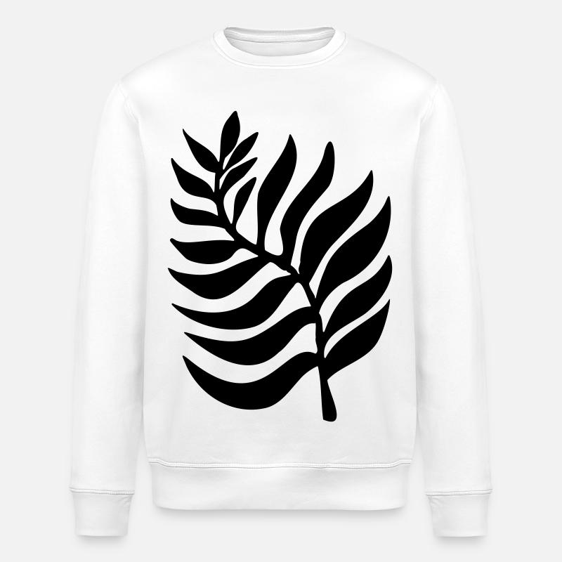 Plant plants - Stanley/Stella ROLLER Unisex Organic Sweatshirt - white