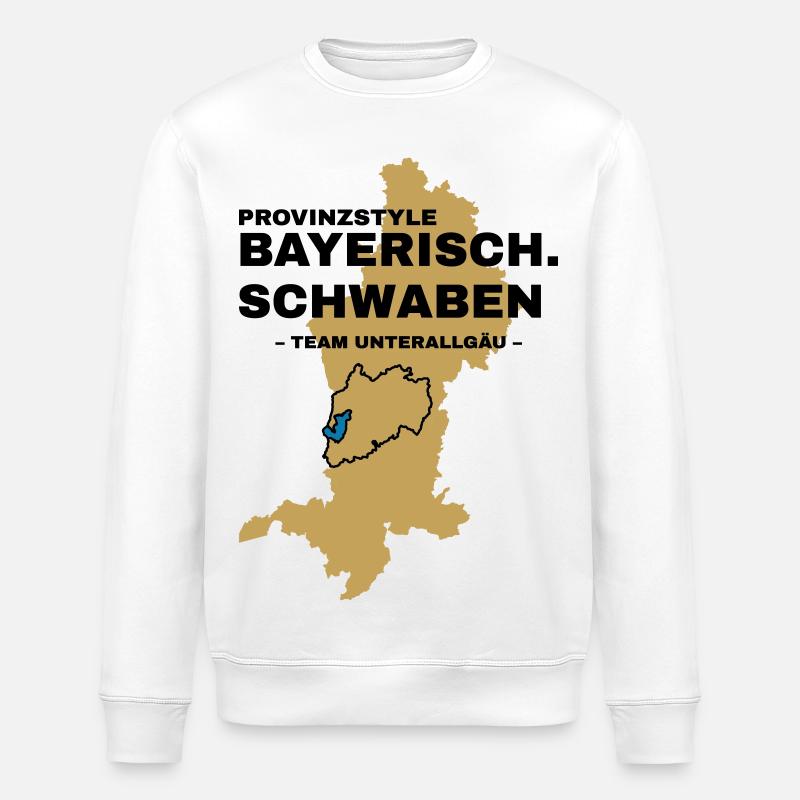 Schwaben | UNTERALLGAU - Stanley/Stella Unisex Bio-Sweatshirt ROLLER - Weiß