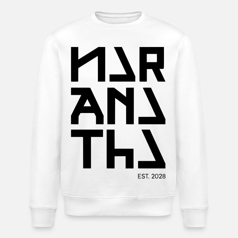 Maranatha – Sanfter Futurismus - Stanley/Stella Unisex Bio-Sweatshirt ROLLER - Weiß