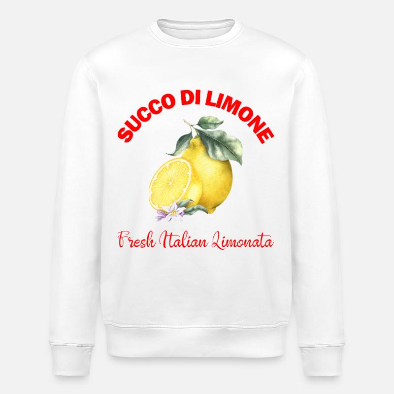 Style de jus de citron italien – Chemise d’été Re - Sweat bio ROLLER Stanley/Stella Unisexe - blanc