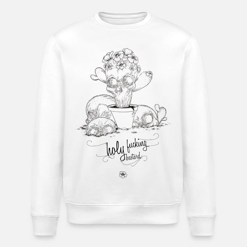 bastard - Stanley/Stella Unisex Bio-Sweatshirt ROLLER - Weiß