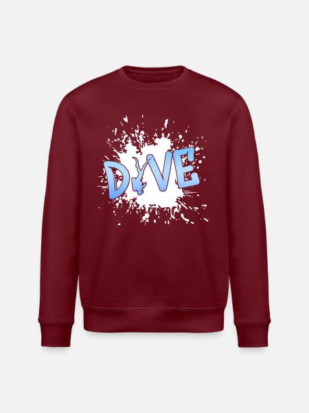Dive Tauchen Scuba - Stanley/Stella Unisex Bio-Sweatshirt ROLLER - Weiß