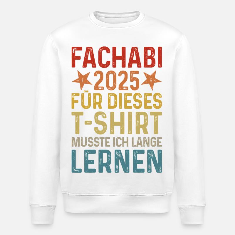 Fachabi 2025 - Stanley/Stella Unisex Bio-Sweatshirt ROLLER - Weiß