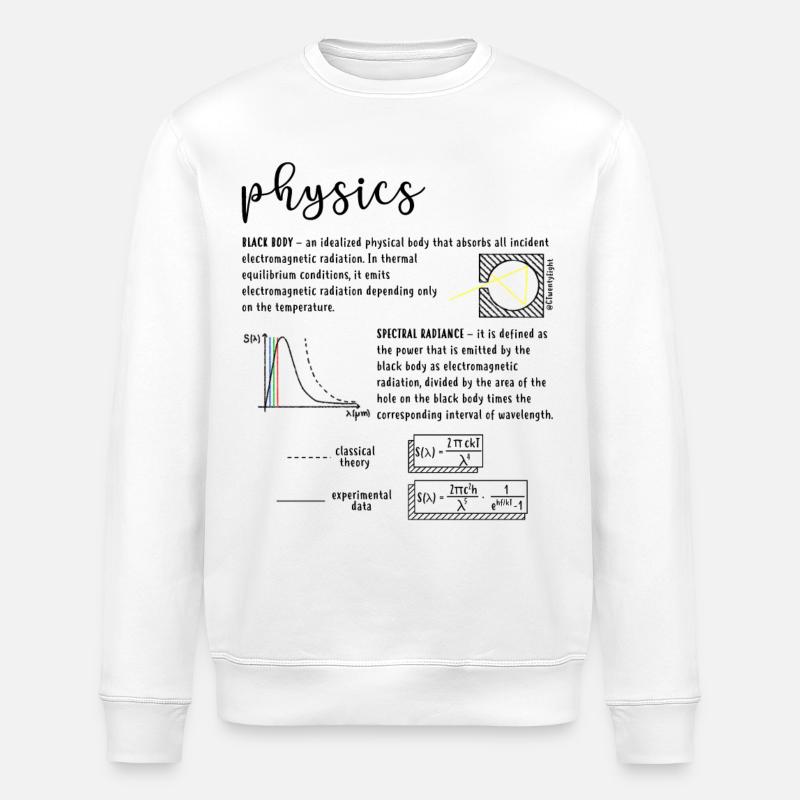 Spectral Radiance 2 - Stanley/Stella Unisex Bio-Sweatshirt ROLLER - Weiß