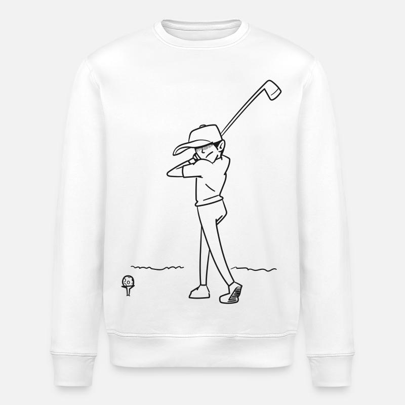 Golfer - Stanley/Stella Unisex Bio-Sweatshirt ROLLER - Weiß