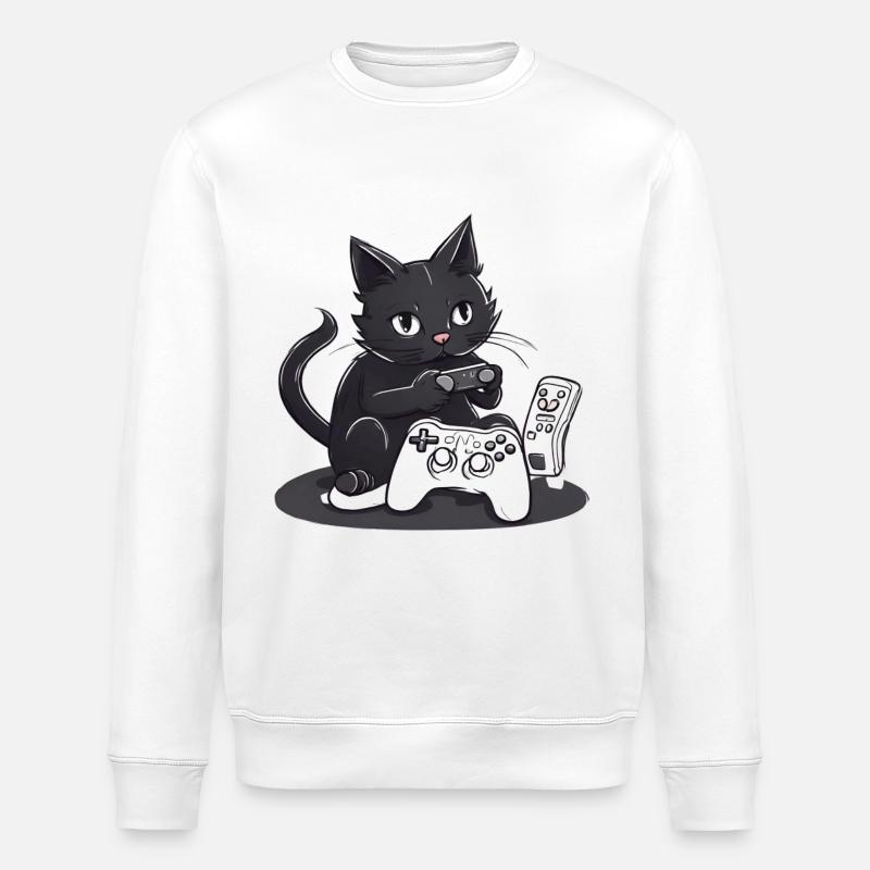 Spieler-Chat - Stanley/Stella Unisex Bio-Sweatshirt ROLLER - Weiß