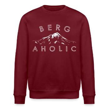 Berg-aholic - Berg Berge Alpen - Ich liebe Wandern - Stanley/Stella Unisex Bio-Sweatshirt ROLLER - Weiß - Vorne - Nik (191cm)
