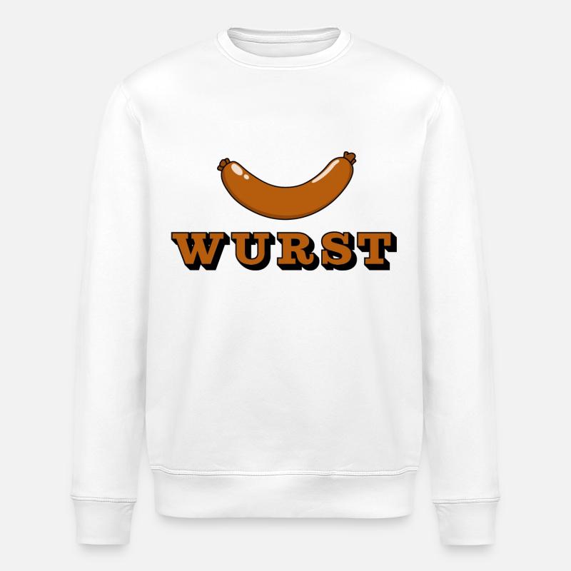 saucisse - Sweat bio ROLLER Stanley/Stella Unisexe - blanc