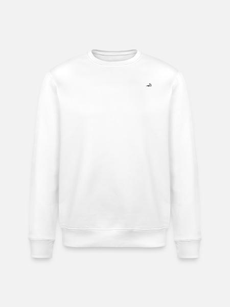 Hissing Snake Encounter - Stanley/Stella ROLLER Unisex Organic Sweatshirt - white