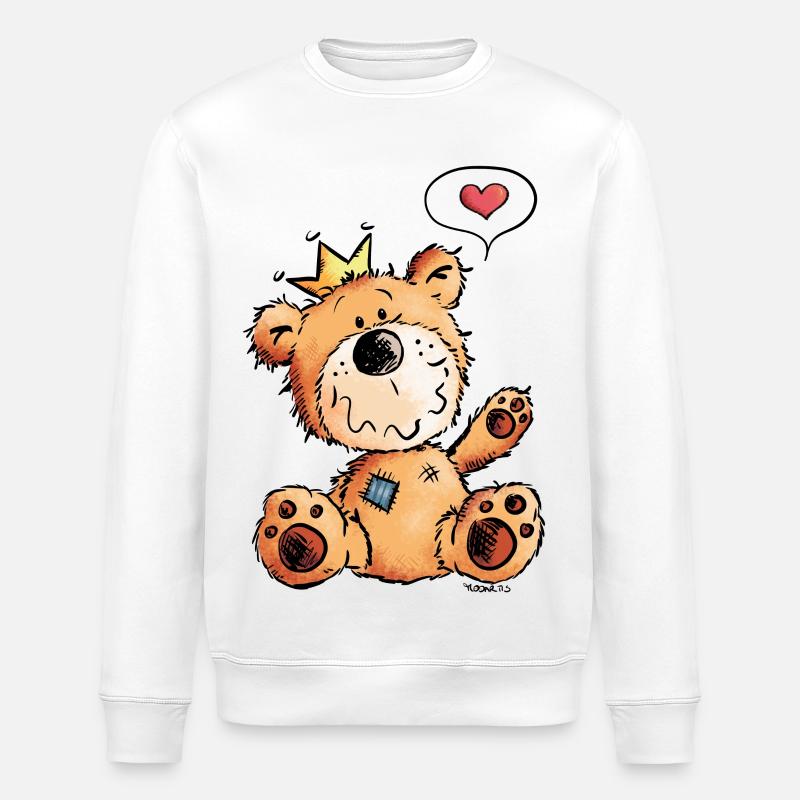 Love Ours - Comique - Mignon - Coeur - Sweat bio ROLLER Stanley/Stella Unisexe - blanc