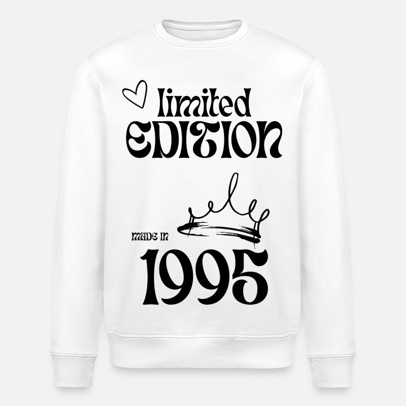 Édition limitée 1995 - 30 ans - Sweat bio ROLLER Stanley/Stella Unisexe - blanc