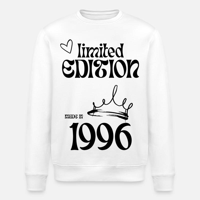 Cadeau pour le 30e anniversaire - Sweat bio ROLLER Stanley/Stella Unisexe - blanc