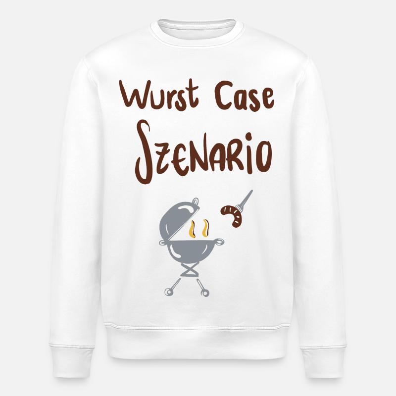 Wurst Case Szenario - Stanley/Stella Unisex Bio-Sweatshirt ROLLER - Weiß
