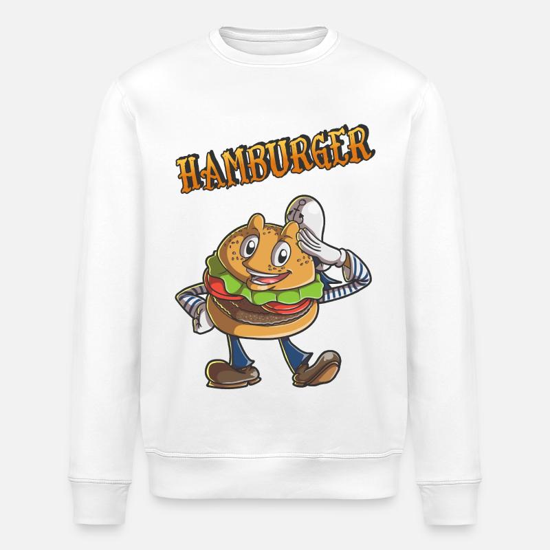 Hamburger - Stanley/Stella Unisex Bio-Sweatshirt ROLLER - Weiß