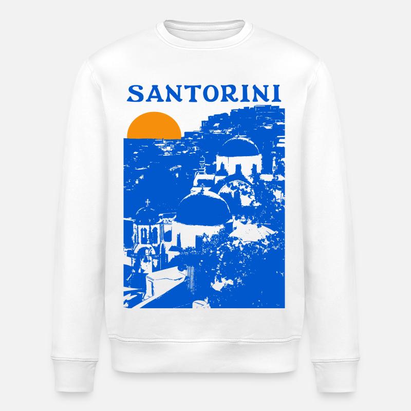 Santorin - Stanley/Stella Unisex Bio-Sweatshirt ROLLER - Weiß